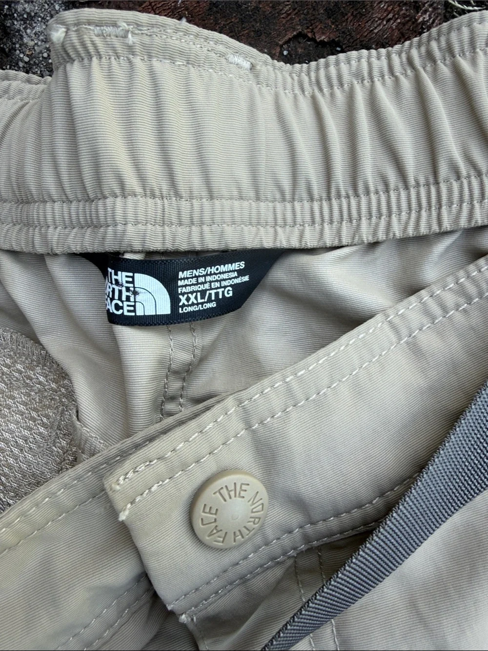 The North Face Men's Tan Convertible Pants Size XXL - Long